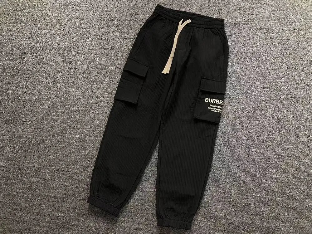 Burberry Trousers Ribbed cargo jogger with drawstring waist image 4