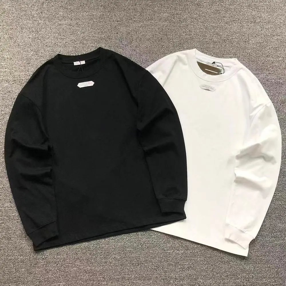 Dior tag logo long sleeve tee — W2CFinds curated find