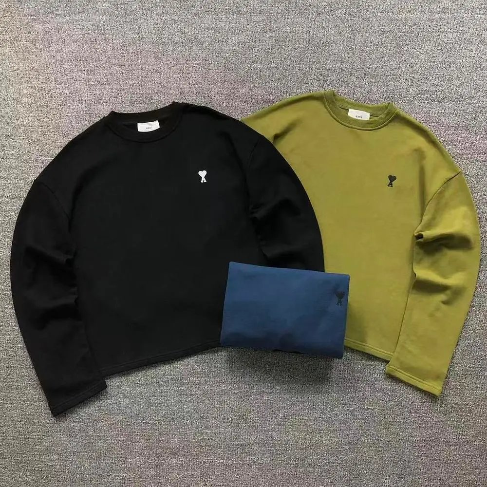 Ami heart logo crew neck sweatshirt — W2CFinds curated find