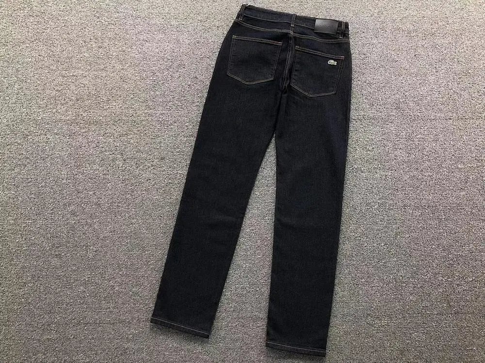 Lacoste Jeans Straight-leg denim with crocodile pocket logo image 2