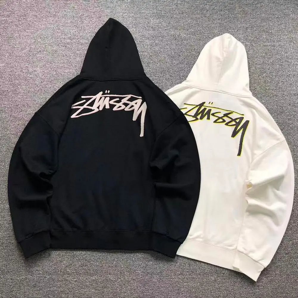 Stussy logo print hoodie — W2CFinds curated find