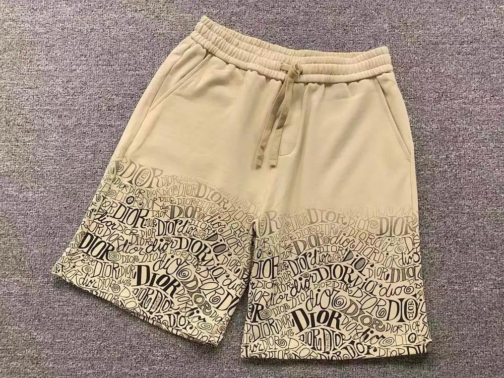 Dior Shorts Elastic Drawstring Logo-Print image 4