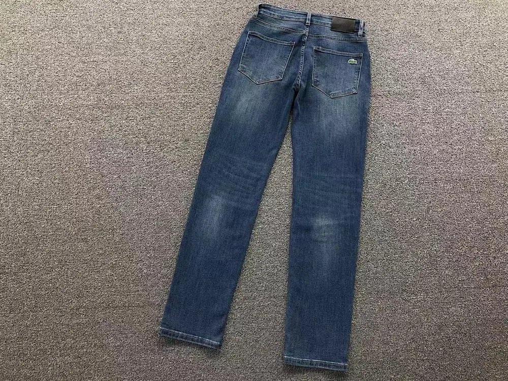 Lacoste Jeans Straight-leg denim with crocodile pocket logo image 4