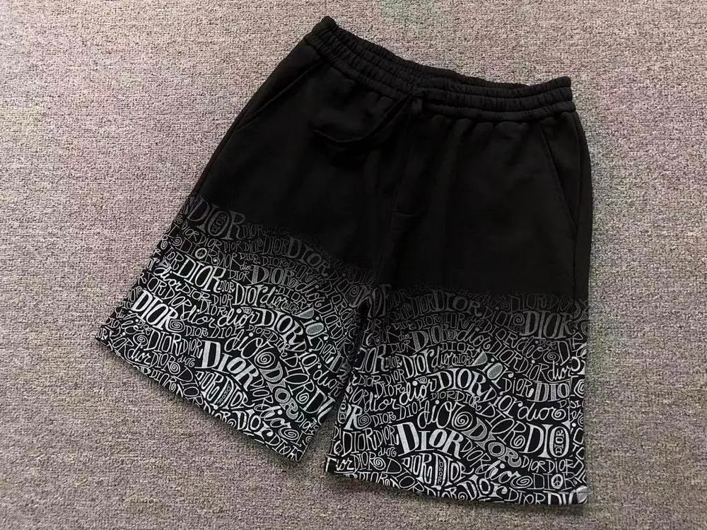 Dior Shorts Elastic Drawstring Logo-Print image 5