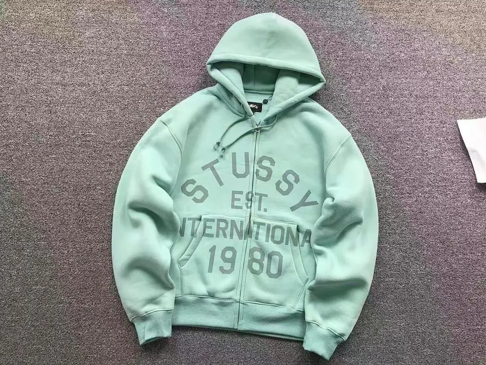 Stüssy Hoodies & Sweatshirts Zip-Up Logo Hoodie image 3