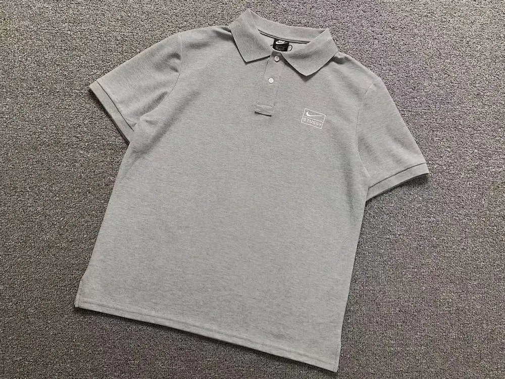 Nike Shirts Short-Sleeve Polo Shirt with Stüssy Chest Patch image 3