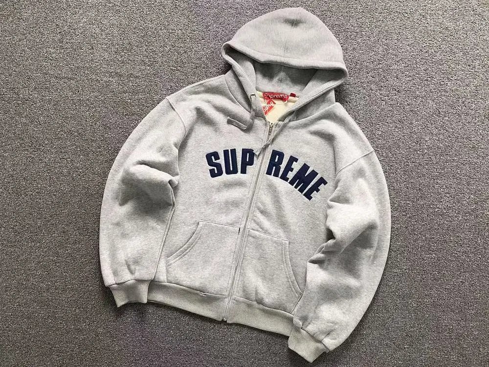 Supreme Zip Up Jacket Grey
