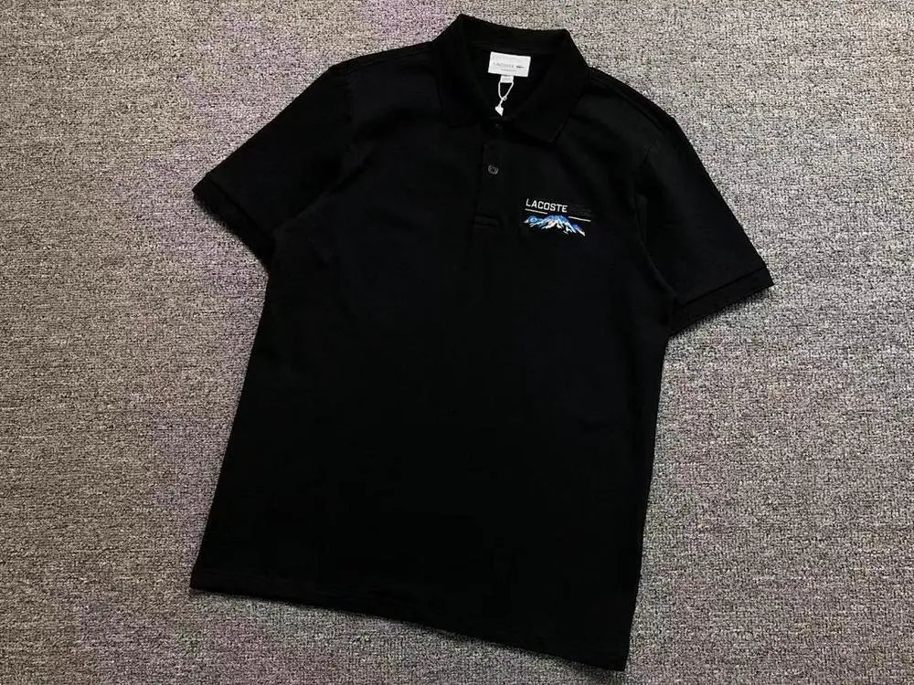Lacoste Shirts Short-Sleeve Polo Shirt with Embroidered Crocodile Logo image 4