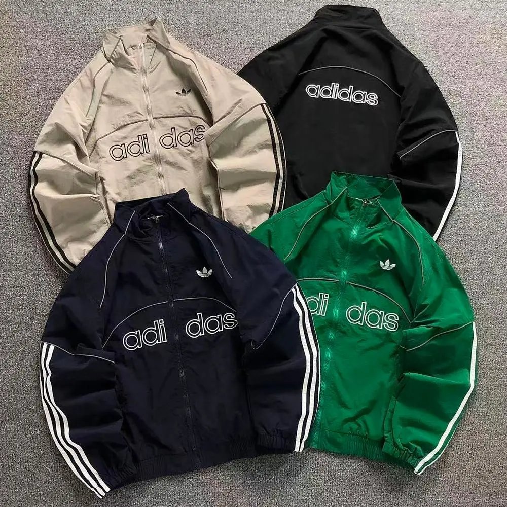 Adidas trefoil stand collar windbreaker jacket — W2CFinds curated find