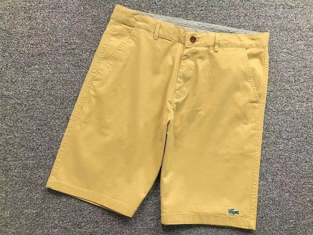 Lacoste Shorts Cotton chino with crocodile logo patch image 6