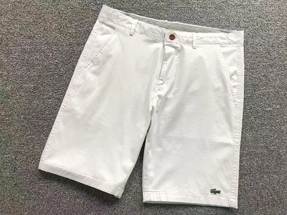 Lacoste Shorts Cotton chino with crocodile logo patch image 2