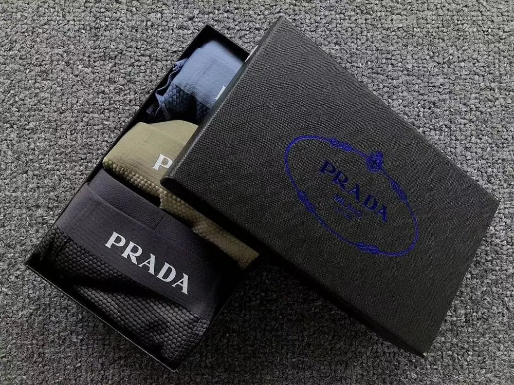 Prada Underwear Men's textured camouflage boxer briefs image 7
