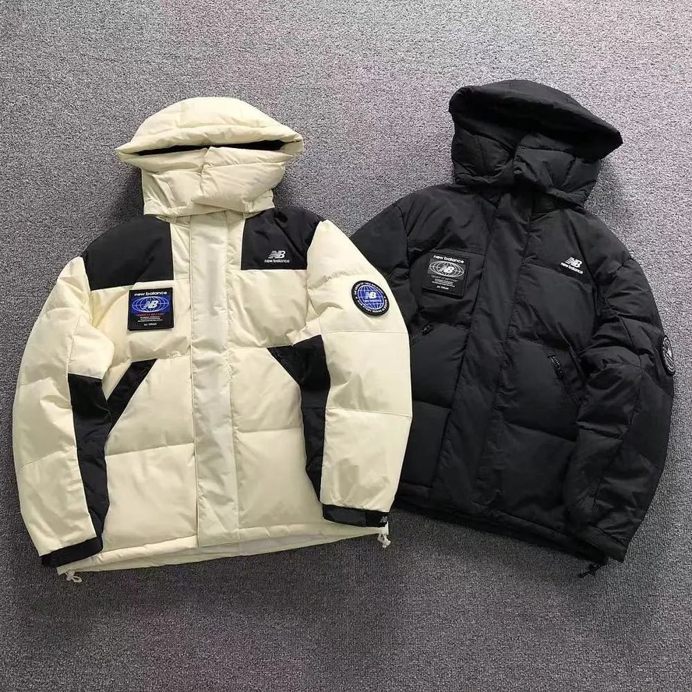 New Balance hooded down jacket — W2CFinds curated find