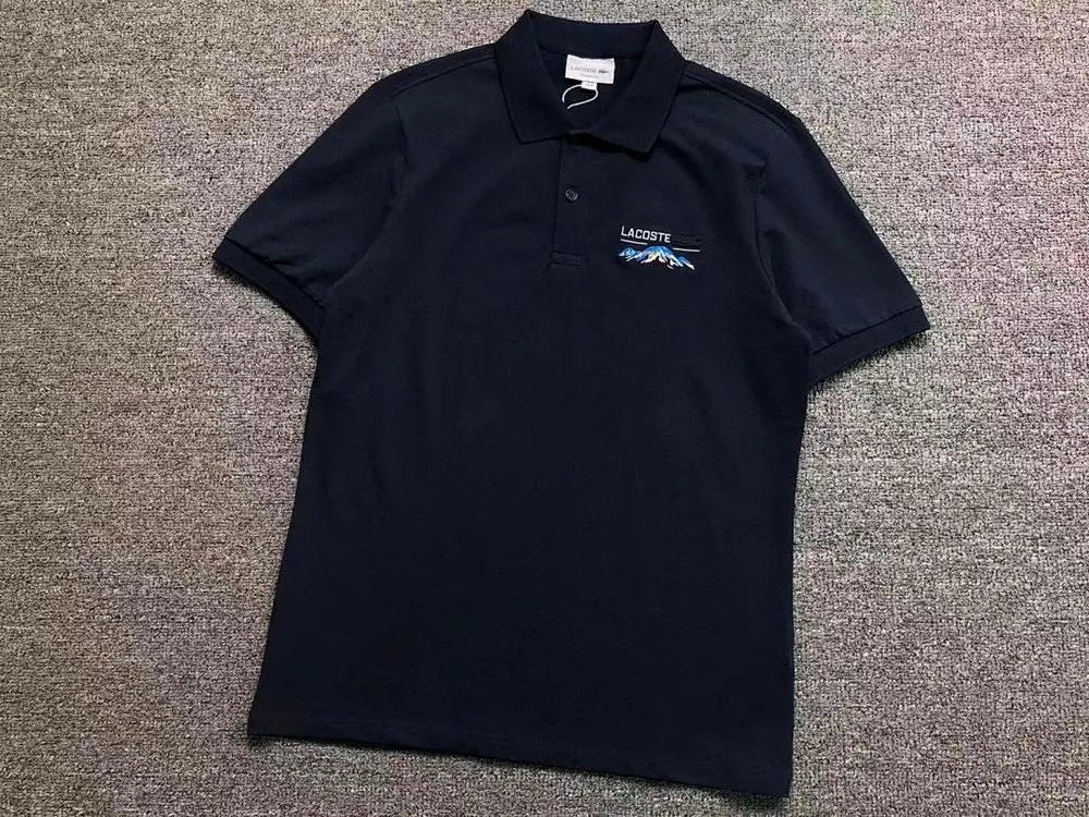 Lacoste Shirts Short-Sleeve Polo Shirt with Embroidered Crocodile Logo image 3