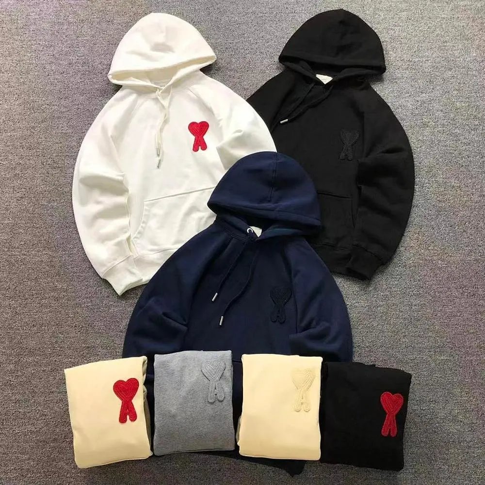 Ami large‑heart logo pullover hoodie — W2CFinds curated find