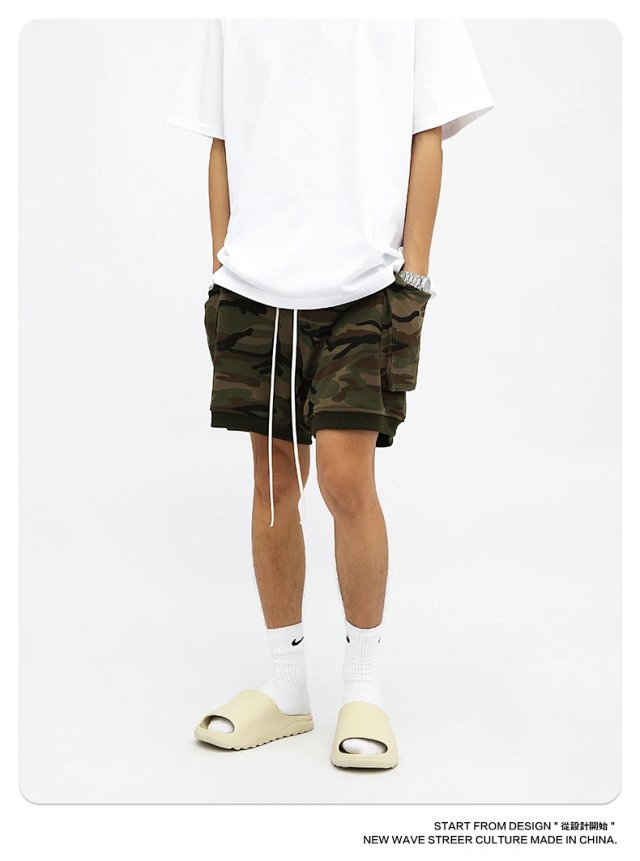 Camo Drawstring Shorts: seller detail photo 4