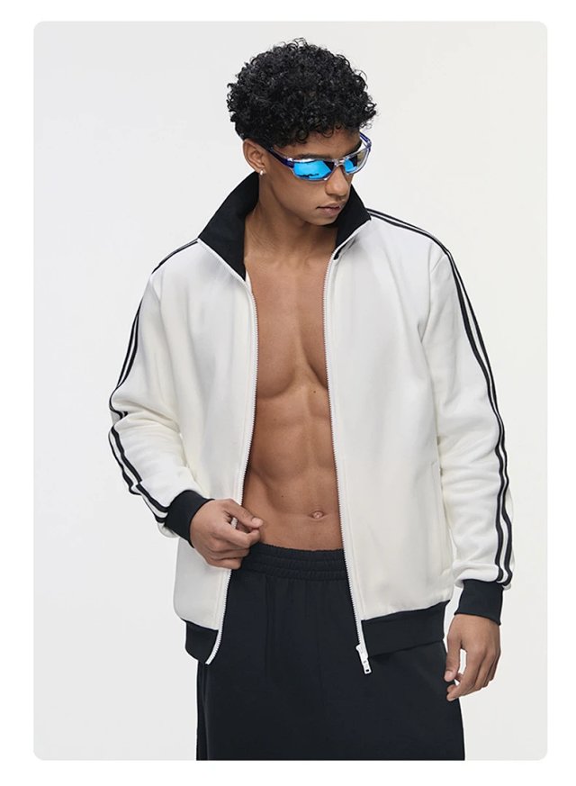 420G Striped Zip Jacket: seller detail photo 11