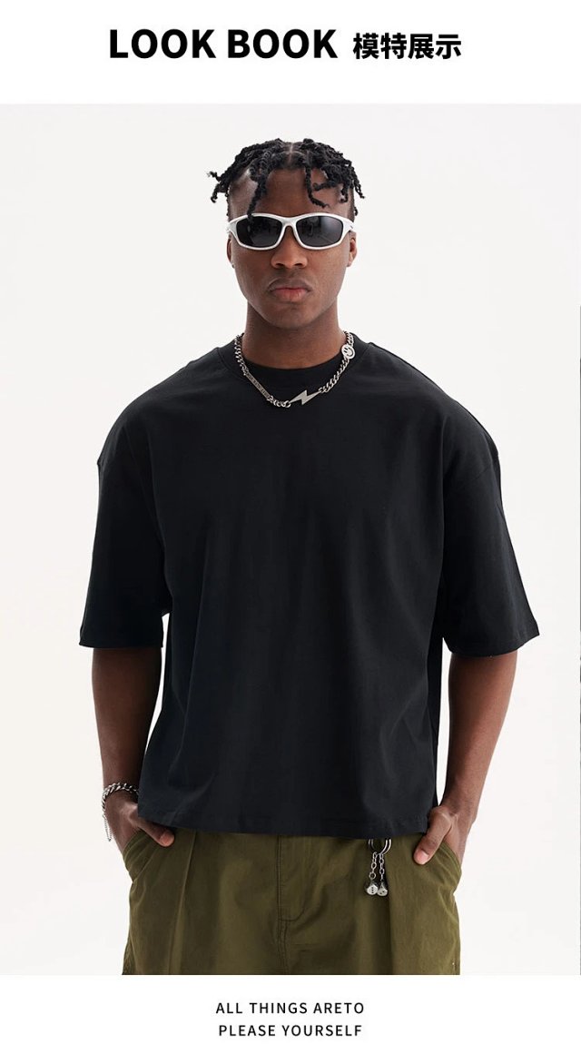 Heavyweight Oversized Cotton Tee: seller detail photo 3
