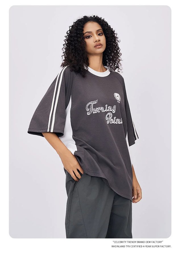 Color Block Quick Dry Tee: seller detail photo 6