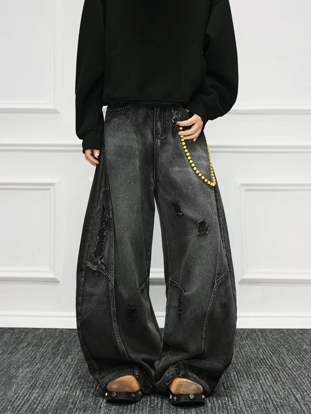 High Waist Wide Leg Jeans: seller detail photo 3