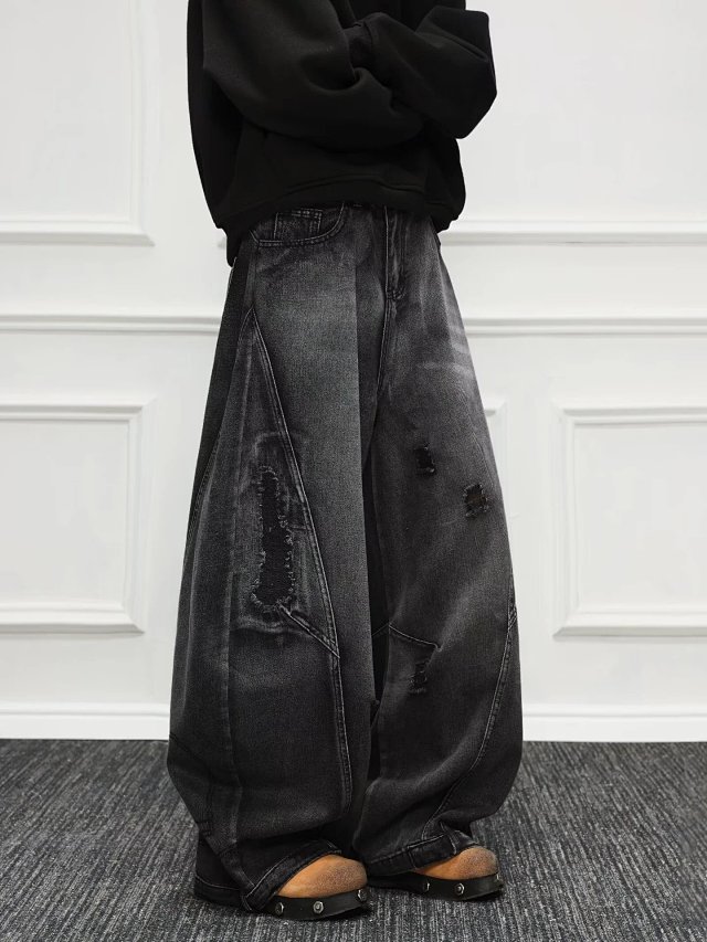 High Waist Wide Leg Jeans: seller detail photo 8