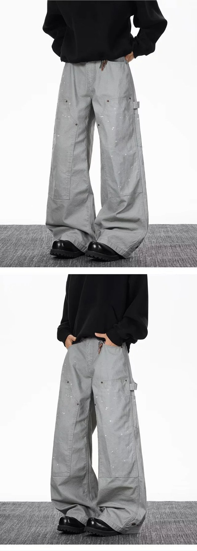 Vintage Washed Wide Leg Pants: seller detail photo 2