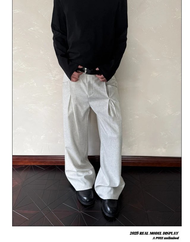 Linen Pleated Trousers: seller detail photo 8