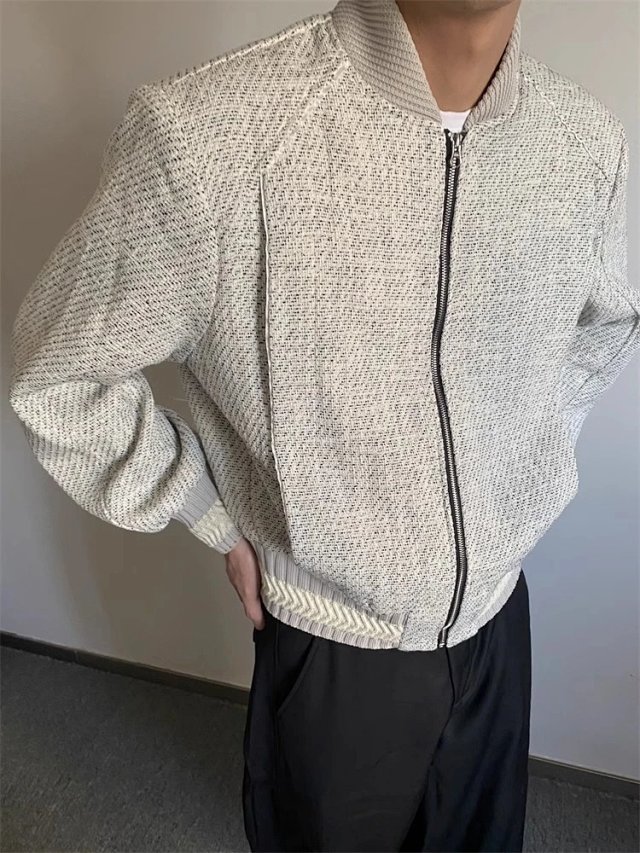 Tweed Baseball Jacket: seller detail photo 10