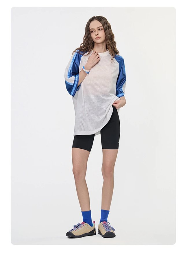 Mesh Color Block Tee: seller detail photo 12