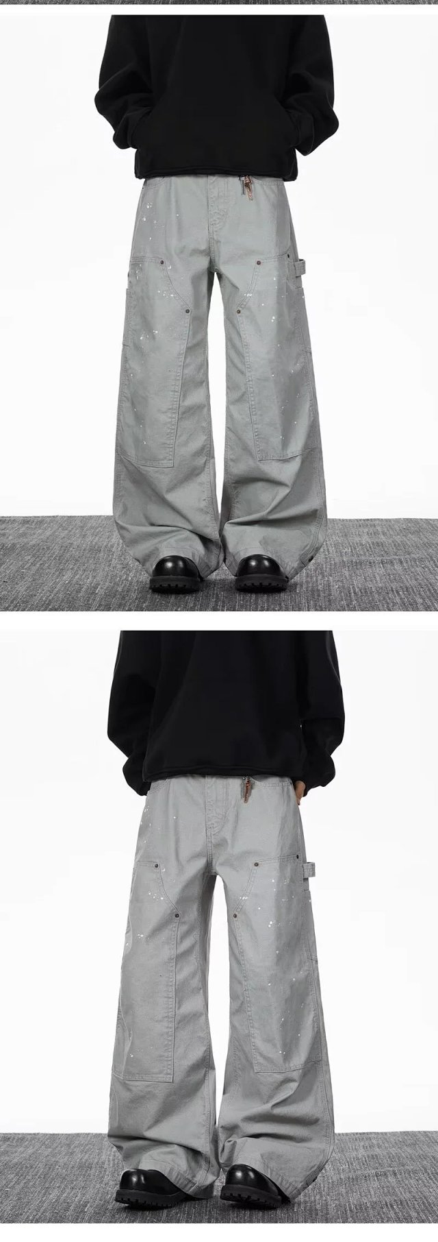 Vintage Washed Wide Leg Pants: seller detail photo 6