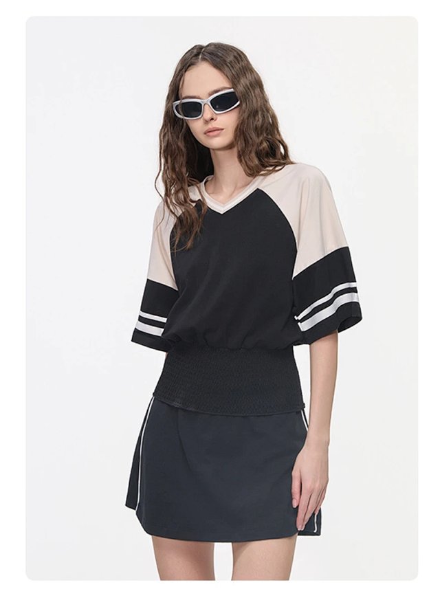 Color Block Baby Tee: seller detail photo 12