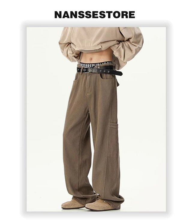 Washed Wide Leg Jeans: seller detail photo 10