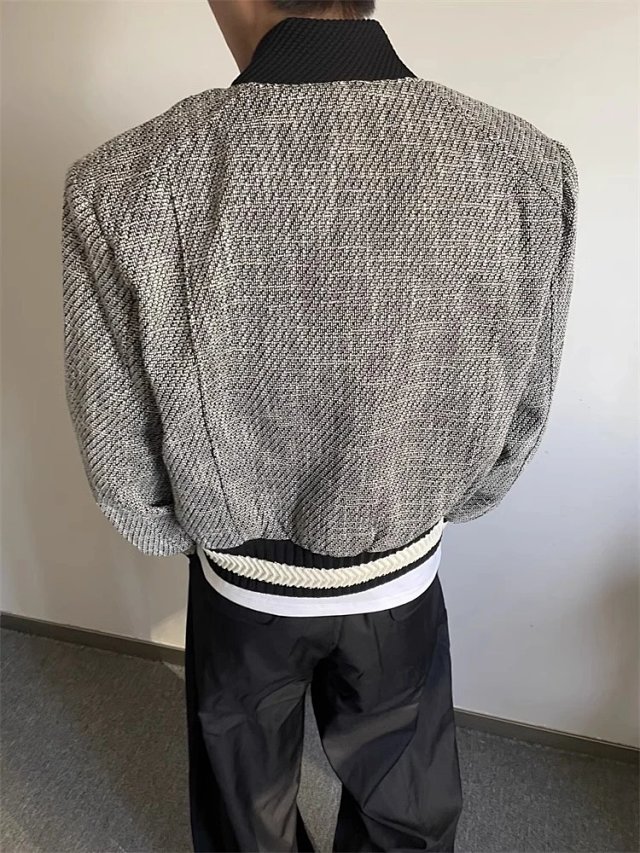 Tweed Baseball Jacket: seller detail photo 4