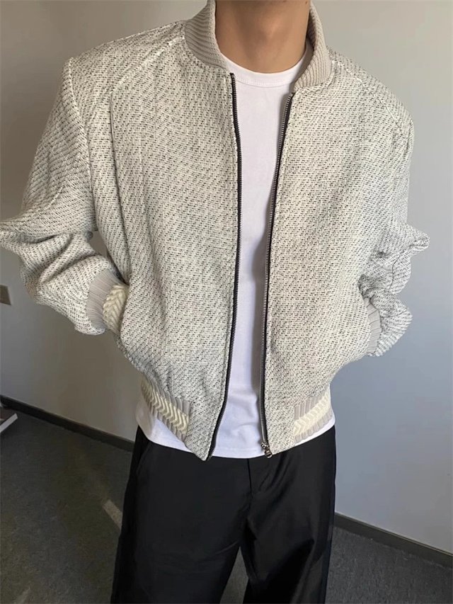 Tweed Baseball Jacket: seller detail photo 11