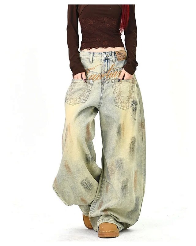 Women's Reversible Baggy Jeans: seller detail photo 7