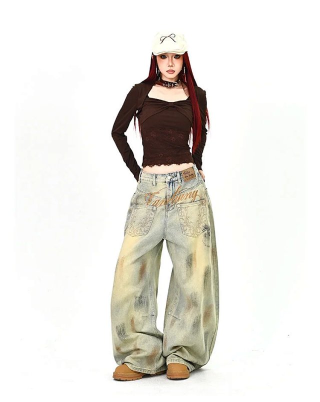 Women's Reversible Baggy Jeans: seller detail photo 14