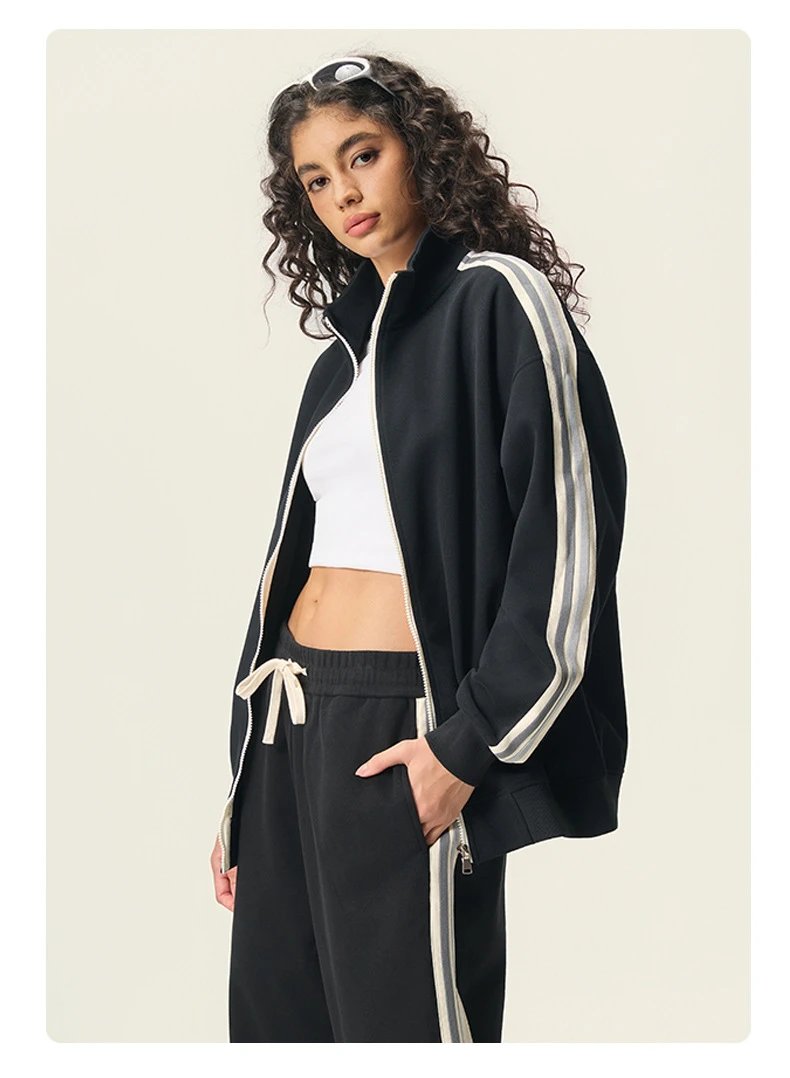 340G Zip Track Jacket Set | 7 colorways