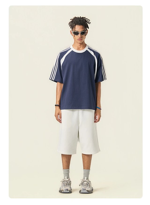 Striped Mesh Street Tee: seller detail photo 5