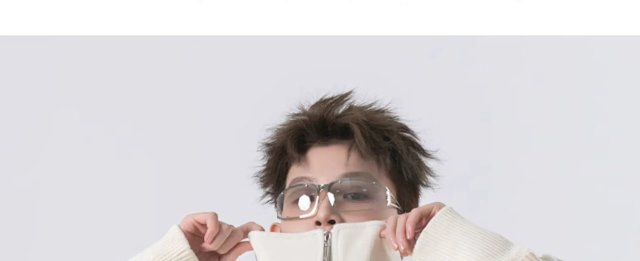 Half Zip Stand Collar Sweatshirt: seller detail photo 4