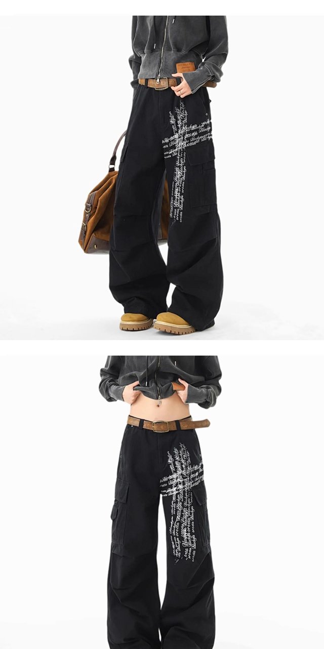 Cross Graffiti Wide Leg Jeans: seller detail photo 8