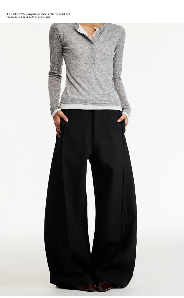 Wide Leg Casual Trousers: seller detail photo 13