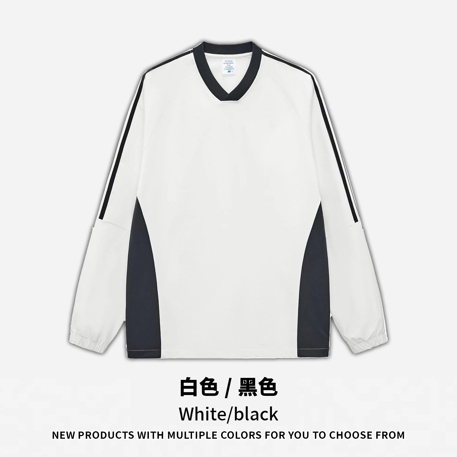 285G V Neck Long Sleeve Tee | 3 colorways