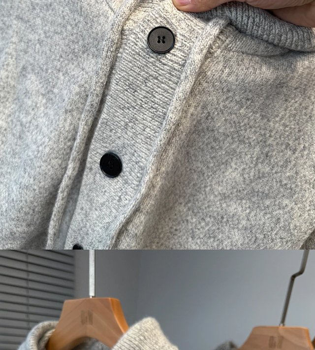 Hooded Knit Cardigan: seller detail photo 4