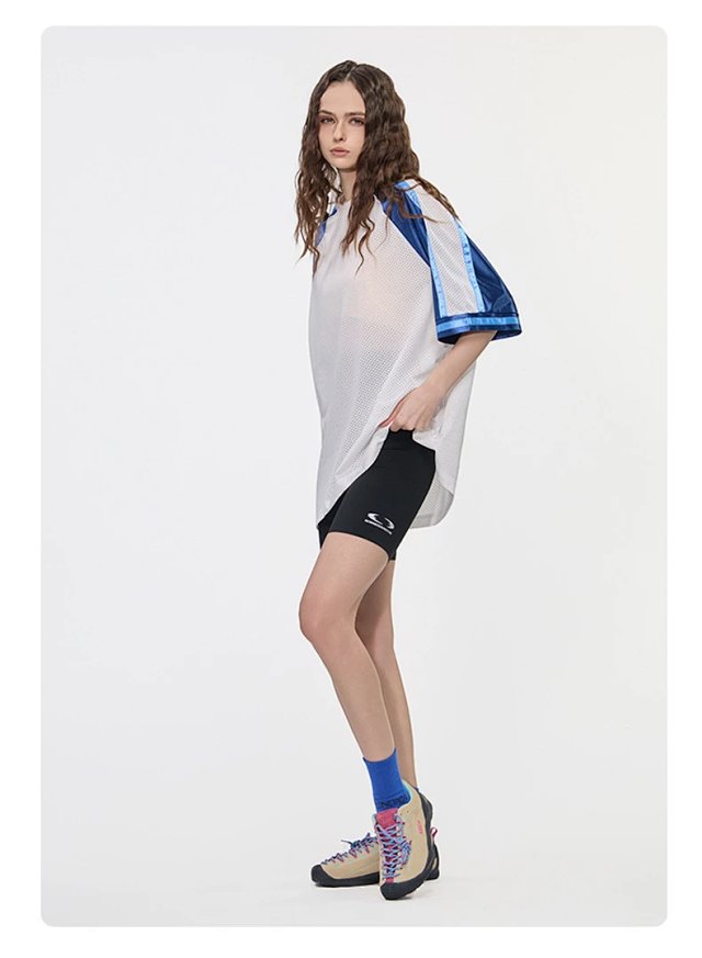 Mesh Color Block Tee: seller detail photo 14