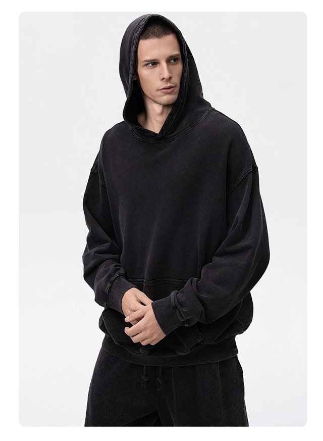 420G Heavyweight Washed Hoodie: seller detail photo 7