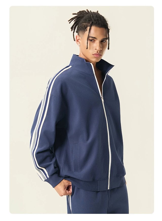 340G Zip Track Jacket Set: seller detail photo 12
