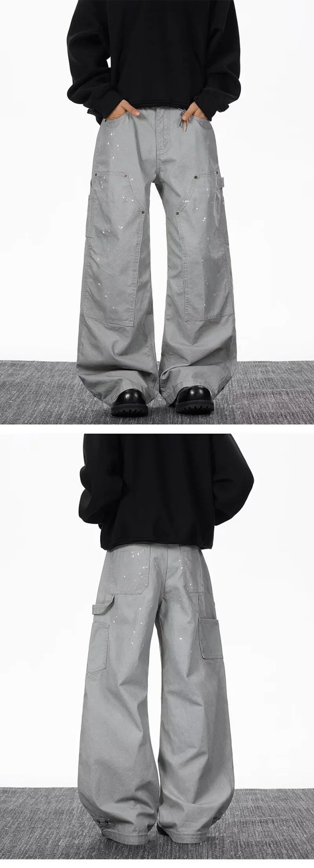 Vintage Washed Wide Leg Pants: seller detail photo 3