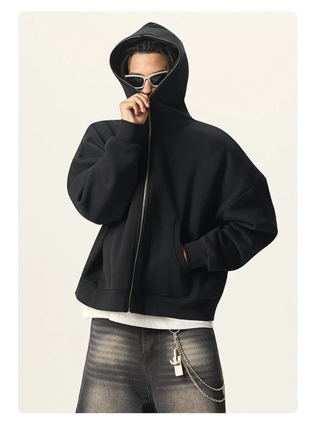 350G Boxy Zip Hoodie: seller detail photo 12