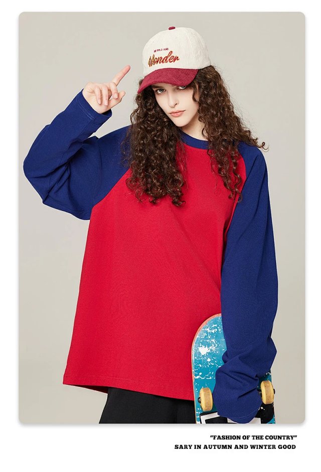 270G Heavyweight Raglan Long Sleeve Tee: seller detail photo 12