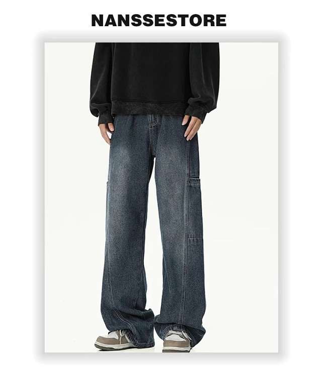 Washed Wide Leg Jeans: seller detail photo 3